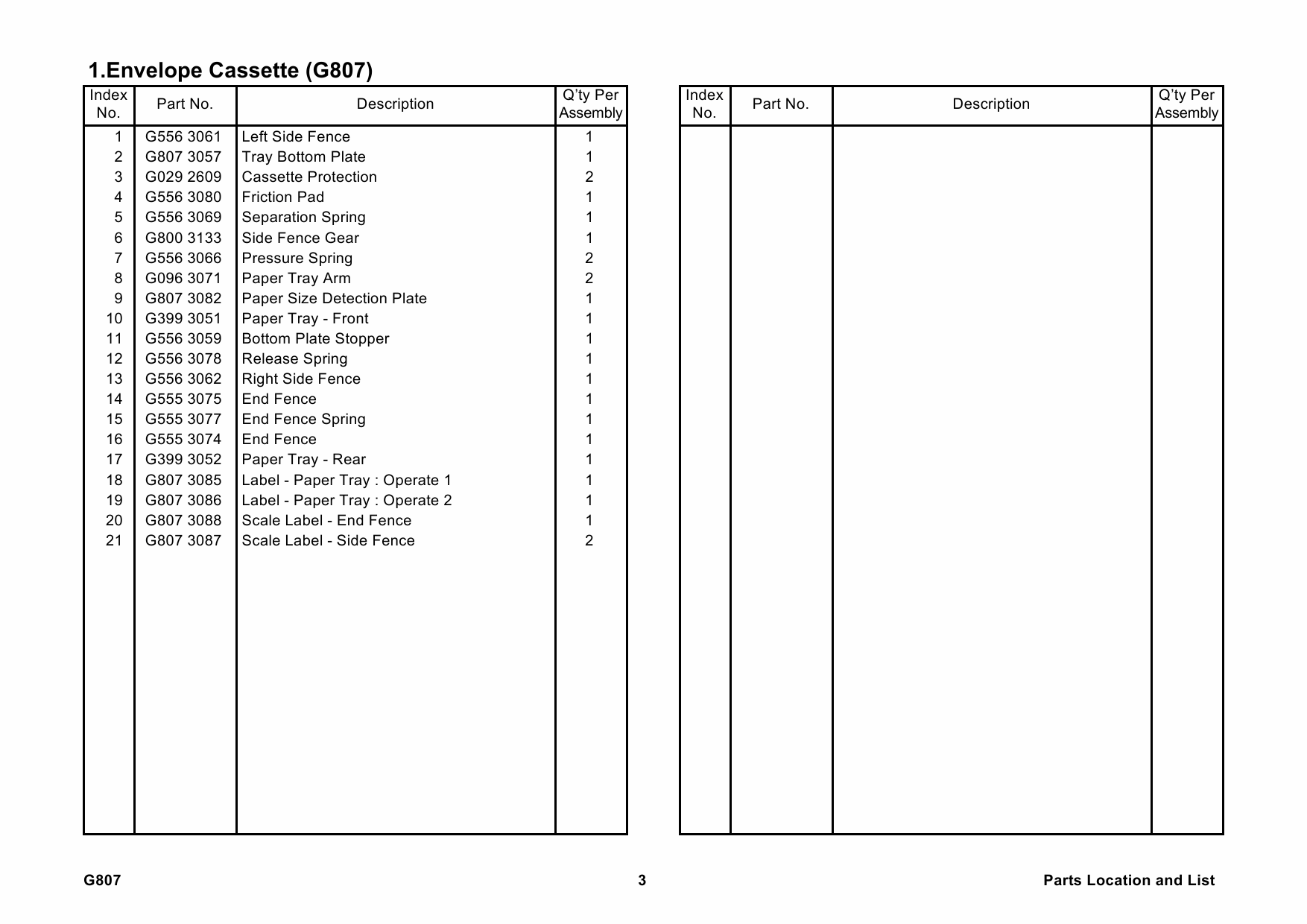 RICOH Options G807 ENVELOPE-FEEDER-TYPE-610 Parts Catalog PDF download-3 RICOH Options G807 ENVELOPE-FEEDER-TYPE-610 Parts Catalog PDF download-3